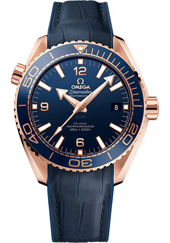 omega-planet-ocean-600-m-omega-co-axial-master-chronometer-watch-43-5-mm-sedna-gold-case-unidirectional-blue-ceramic-bezel-blue-ceramic-dial-blue-leather-strap-215-63-44-21-03-001