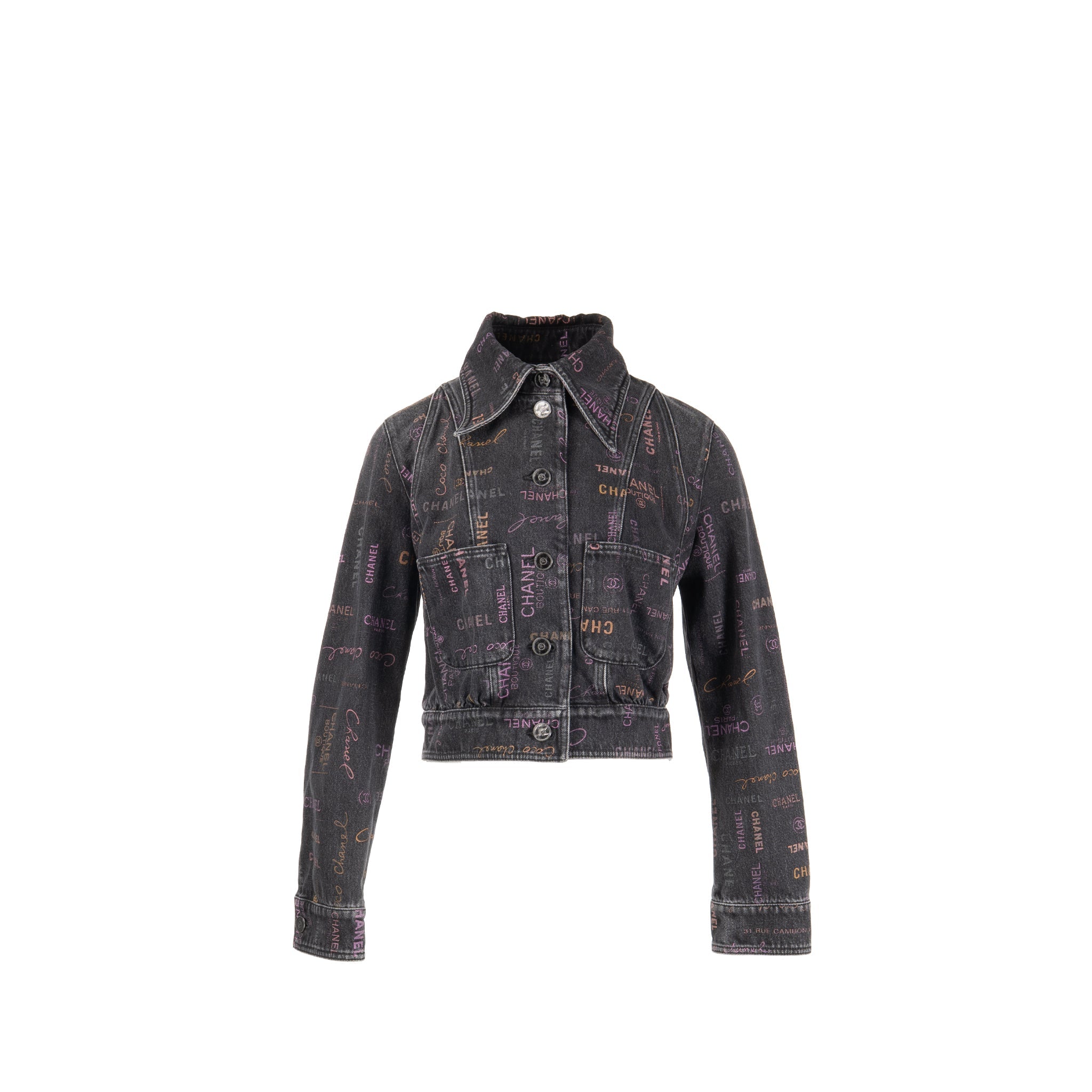 chanel-size-36-22p-graffiti-and-coco-mark-denim-jacket-cotton-black-multicolour
