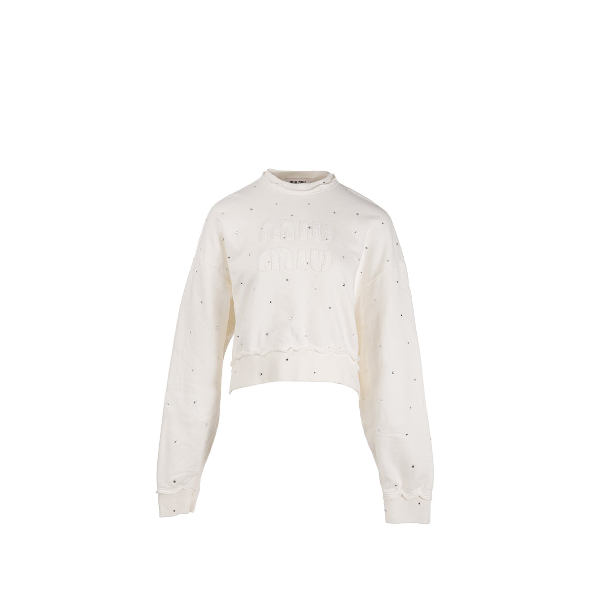 miu-miu-size-xs-size-36-sweat-shorts-set-cream