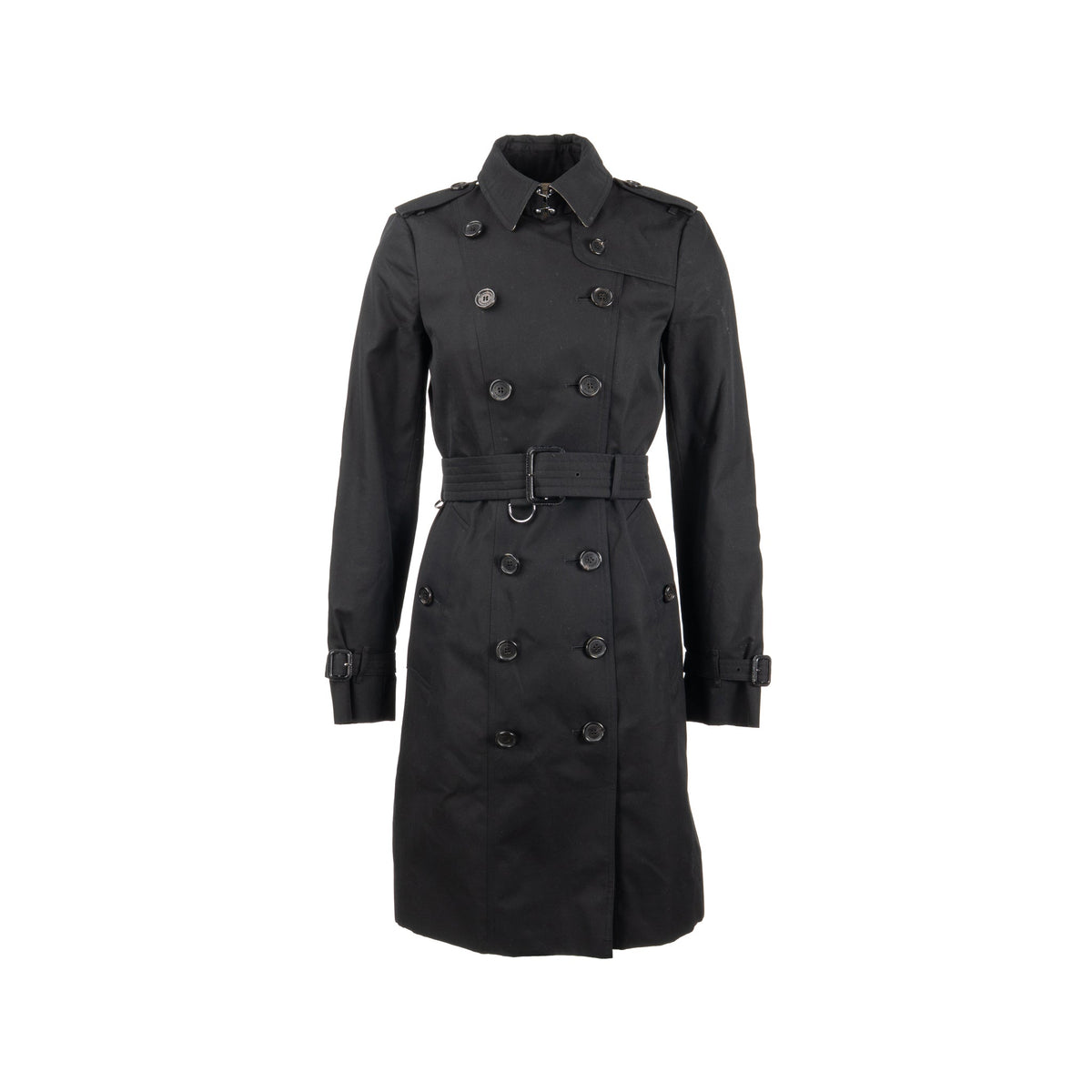 burberry-size-uk6-sandringham-long-trench-coat-cotton-black-shw