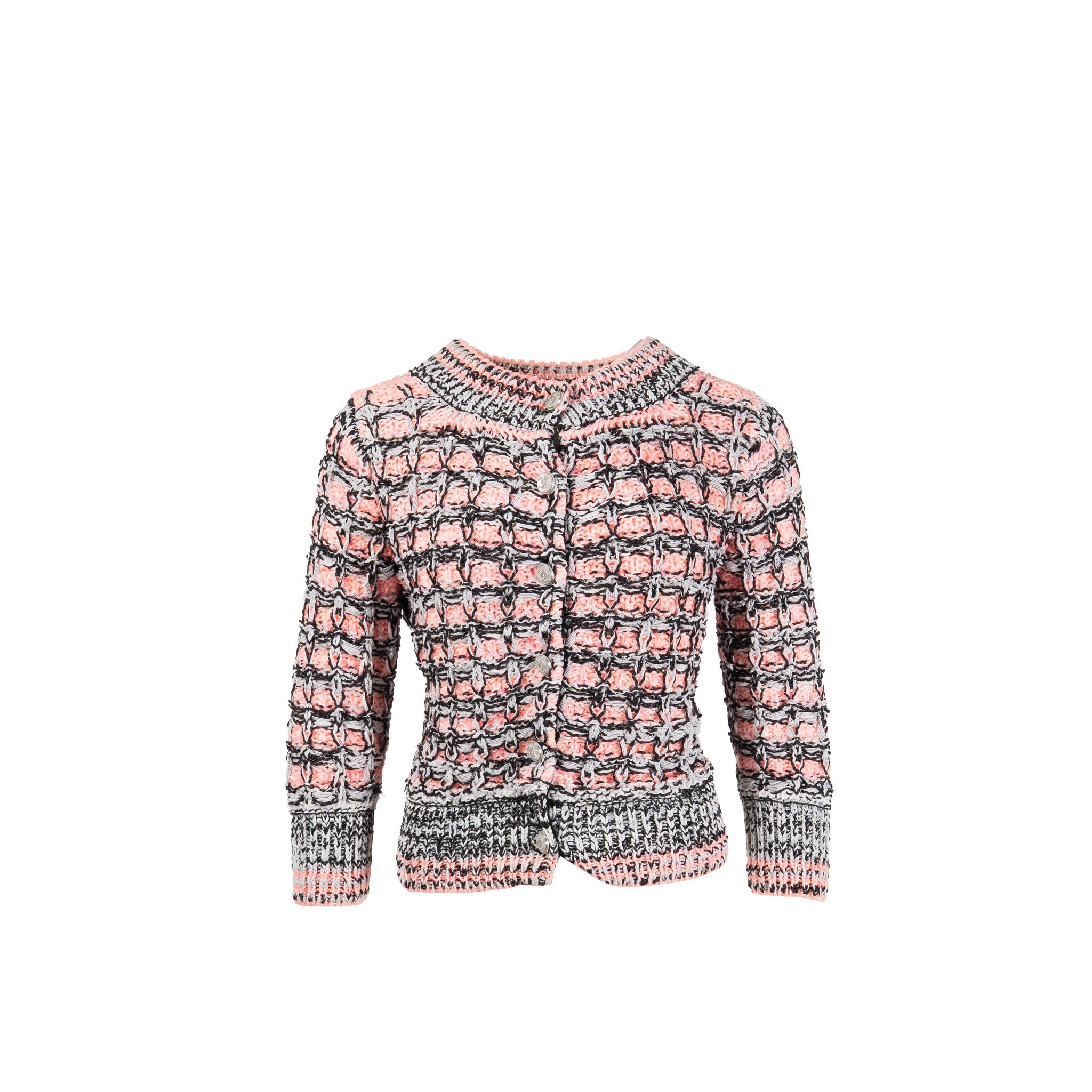 chanel-20s-size-34-stripe-pullover-backbuttons-pink-white-black-1