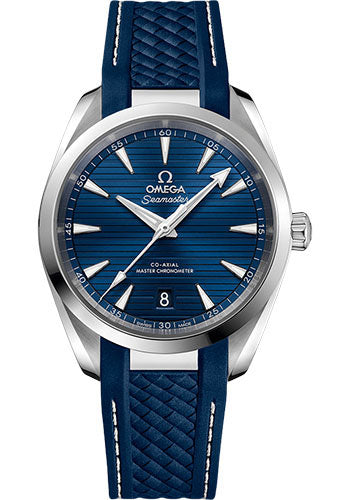 omega-aqua-terra-150m-co-axial-master-chronometer-watch-38-mm-steel-case-blue-dial-blue-structured-rubber-strap-220-12-38-20-03-001