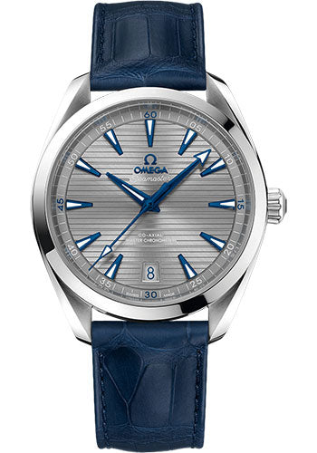 omega-aqua-terra-150m-co-axial-master-chronometer-watch-41-mm-steel-case-grey-dial-blue-leather-strap-220-13-41-21-06-001