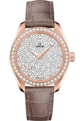 omega-seamaster-aqua-terra-150m-co-axial-master-chronometer-watch-34-mm-sedna-gold-case-diamond-set-bezel-radiant-diamond-dial-taupe-brown-leather-strap-220-58-34-20-99-003
