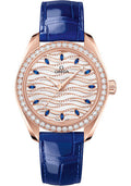 omega-seamaster-aqua-terra-150m-omega-co-axial-master-chronometer-34-mm-sedna-gold-case-diamond-bezel-white-diamond-wave-sapphire-dial-glossy-blue-leather-strap-220-58-34-20-99-005