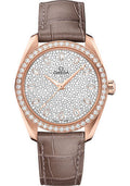omega-seamaster-aqua-terra-150m-co-axial-master-chronometer-ladies-watch-38-mm-sedna-gold-case-diamond-set-bezel-radiant-diamond-dial-taupe-brown-leather-strap-220-58-38-20-99-003