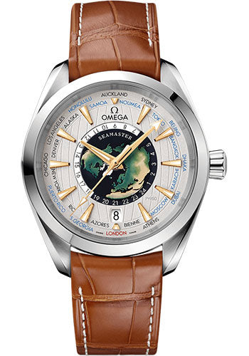 omega-seamaster-aqua-terra-150m-omega-co-axial-master-chronometer-gmt-worldtimer-43-mm-platinum-case-grey-dial-brown-leather-strap-limited-edition-of-87-220-93-43-22-99-001