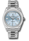 rolex-950-platinum-day-date-40-watch-smooth-bezel-ice-blue-baguette-diamond-dial-president-bracelet-228206-ibbdp