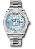 rolex-950-platinum-day-date-40-watch-smooth-bezel-ice-blue-diagonal-motif-index-dial-president-bracelet-228206-ibdmip