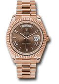 rolex-everose-gold-day-date-40-watch-fluted-bezel-chocolate-bevelled-roman-dial-president-bracelet-228235-chorp