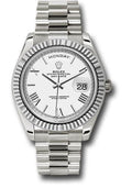 rolex-white-gold-day-date-40-watch-fluted-bezel-white-bevelled-roman-dial-president-bracelet-228239-wrp