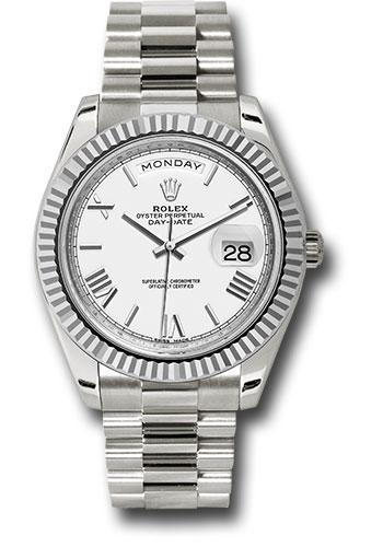 rolex-white-gold-day-date-40-watch-fluted-bezel-white-bevelled-roman-dial-president-bracelet-228239-wrp