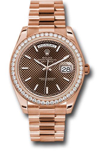 rolex-everose-gold-day-date-40-watch-everose-gold-bezel-chocolate-diagonal-motif-index-dial-president-bracelet-228345rbr-chodmip