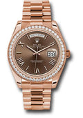 rolex-everose-gold-day-date-40-watch-everose-gold-bezel-chocolate-bevelled-roman-dial-president-bracelet-228345rbr-chorp