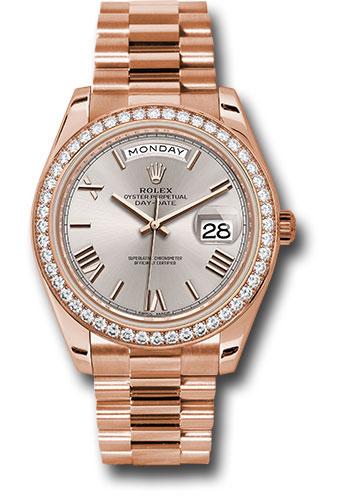 rolex-everose-gold-day-date-40-watch-everose-gold-bezel-sundust-bevelled-roman-dial-president-bracelet-228345rbr-sdrp