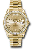 rolex-yellow-gold-day-date-40-watch-bezel-champagne-bevelled-roman-dial-president-bracelet-228348rbr-chrp