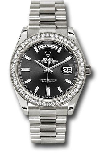 rolex-white-gold-day-date-40-watch-white-gold-bezel-black-baguette-diamond-dial-president-bracelet-228349rbr-bkbdp