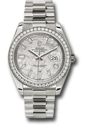 rolex-white-gold-oyster-perpetual-day-date-40-diamond-bezel-meteorite-baguette-diamond-dial-president-bracelet-228349rbr-mtbdp