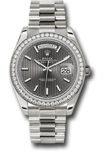 rolex-white-gold-day-date-40-watch-bezel-dark-rhodium-stripe-motif-index-dial-president-bracelet-228349rbr-rsmip