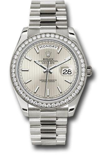 rolex-white-gold-day-date-40-watch-bezel-silver-stripe-motif-index-dial-president-bracelet-228349rbr-ssmip