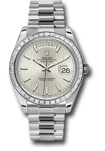 rolex-950-platinum-day-date-40-watch-bezel-silver-strip-motif-index-dial-president-bracelet-228396tbr-ssmip