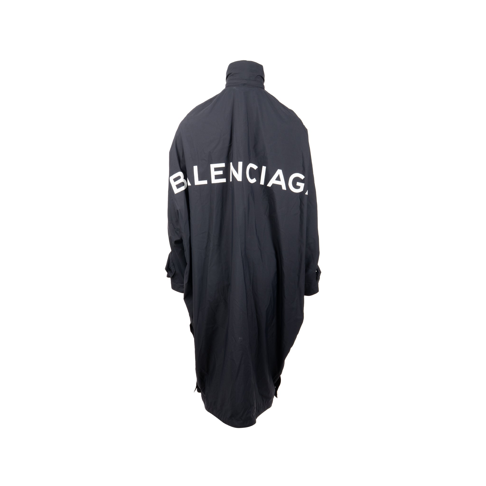 balenciaga-size-34-logo-anorak-nylon-black-shw