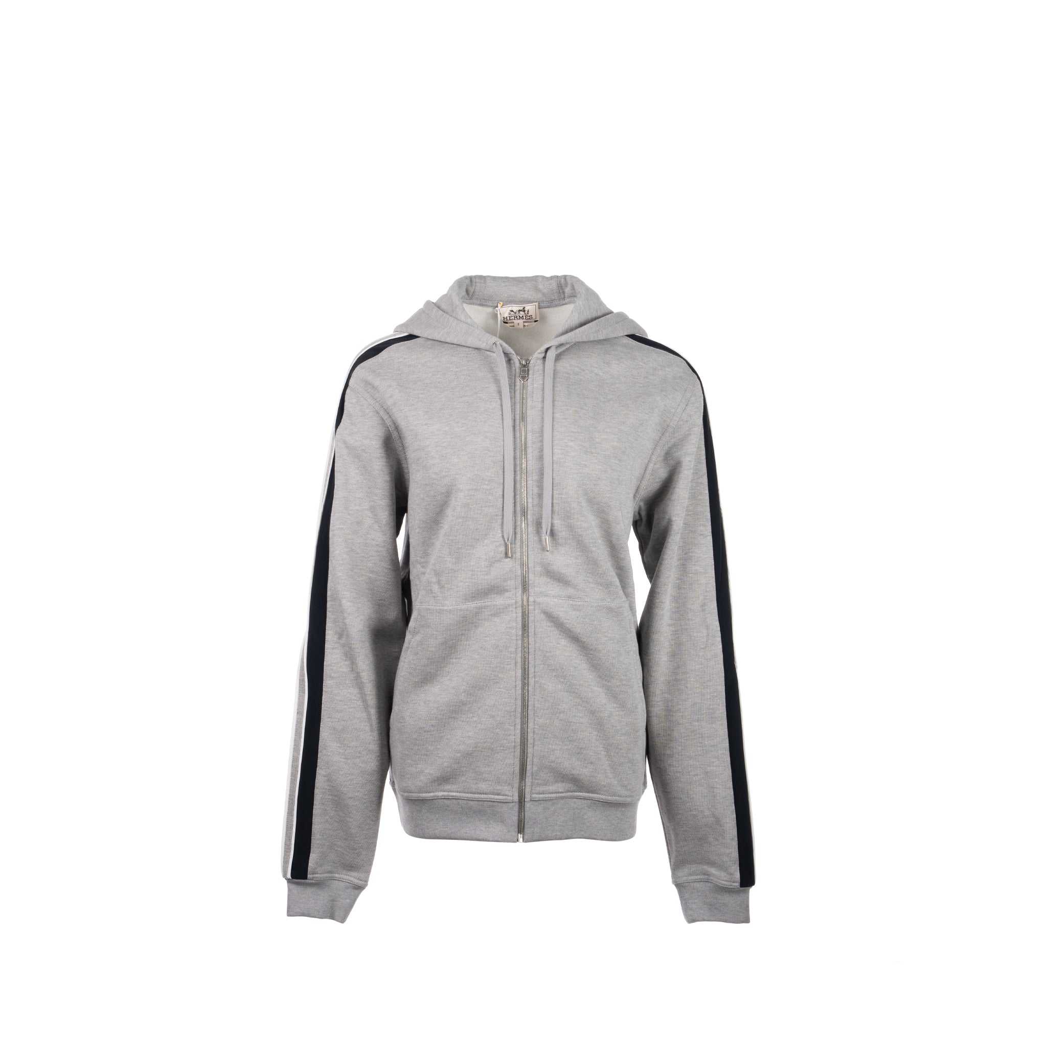 hermes-size-s-run-h-zipped-hoodie-grey-black