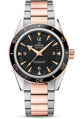 omega-seamaster-300-omega-master-co-axial-watch-41-mm-steel-and-sedna-gold-case-unidirectional-sedna-gold-bezel-black-dial-233-20-41-21-01-001