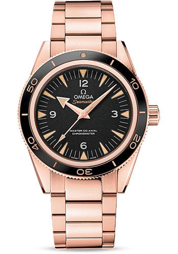 omega-seamaster-300-omega-master-co-axial-watch-41-mm-brushed-and-polished-sedna-gold-case-unidirectional-sedna-gold-bezel-black-dial-233-60-41-21-01-001