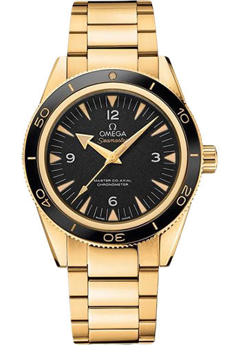 omega-seamaster-300-master-co-axial-watch-41-mm-yellow-gold-case-unidirectional-bezel-black-dial-233-60-41-21-01-002