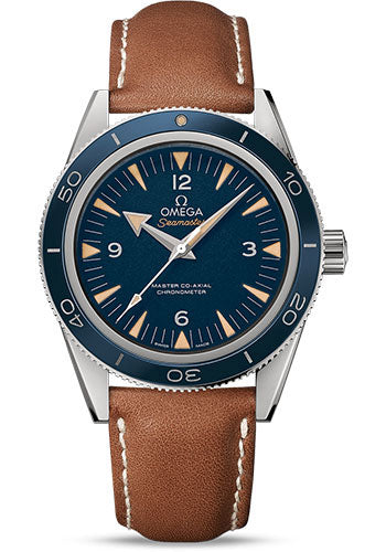 omega-seamaster-300-omega-master-co-axial-watch-41-mm-titanium-case-ceramic-bezel-blue-dial-brown-leather-strap-233-92-41-21-03-001