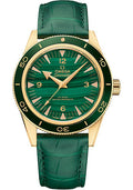 omega-seamaster-300-omega-co-axial-master-chronometer-41-mm-yellow-gold-case-deep-green-dial-green-leather-strap-234-63-41-21-99-001