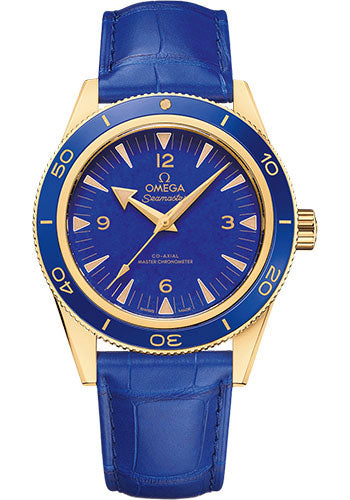 omega-seamaster-300-omega-co-axial-master-chronometer-41-mm-yellow-gold-case-deep-blue-dial-blue-leather-strap-234-63-41-21-99-002