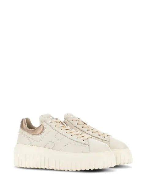 Hogan H-Stripes lace-up leather sneakers