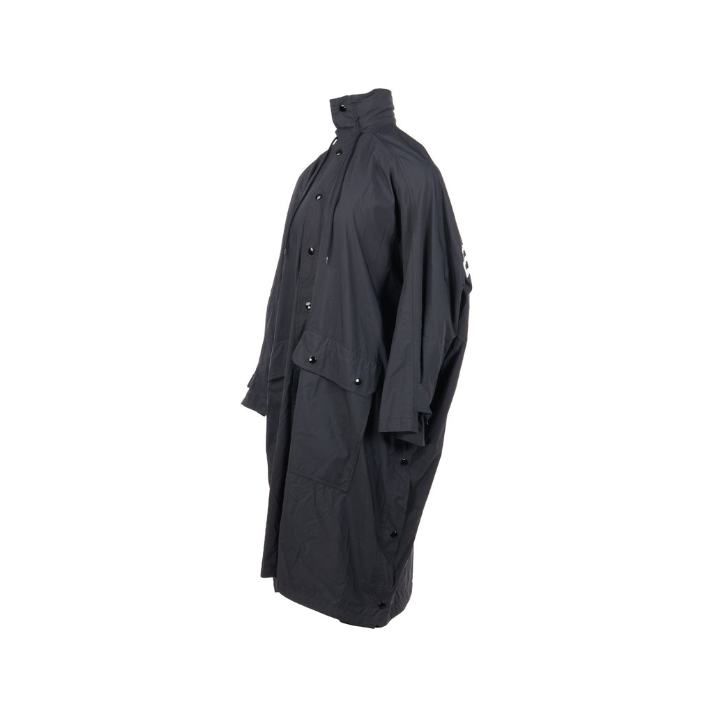 balenciaga-size-34-logo-anorak-nylon-black-shw