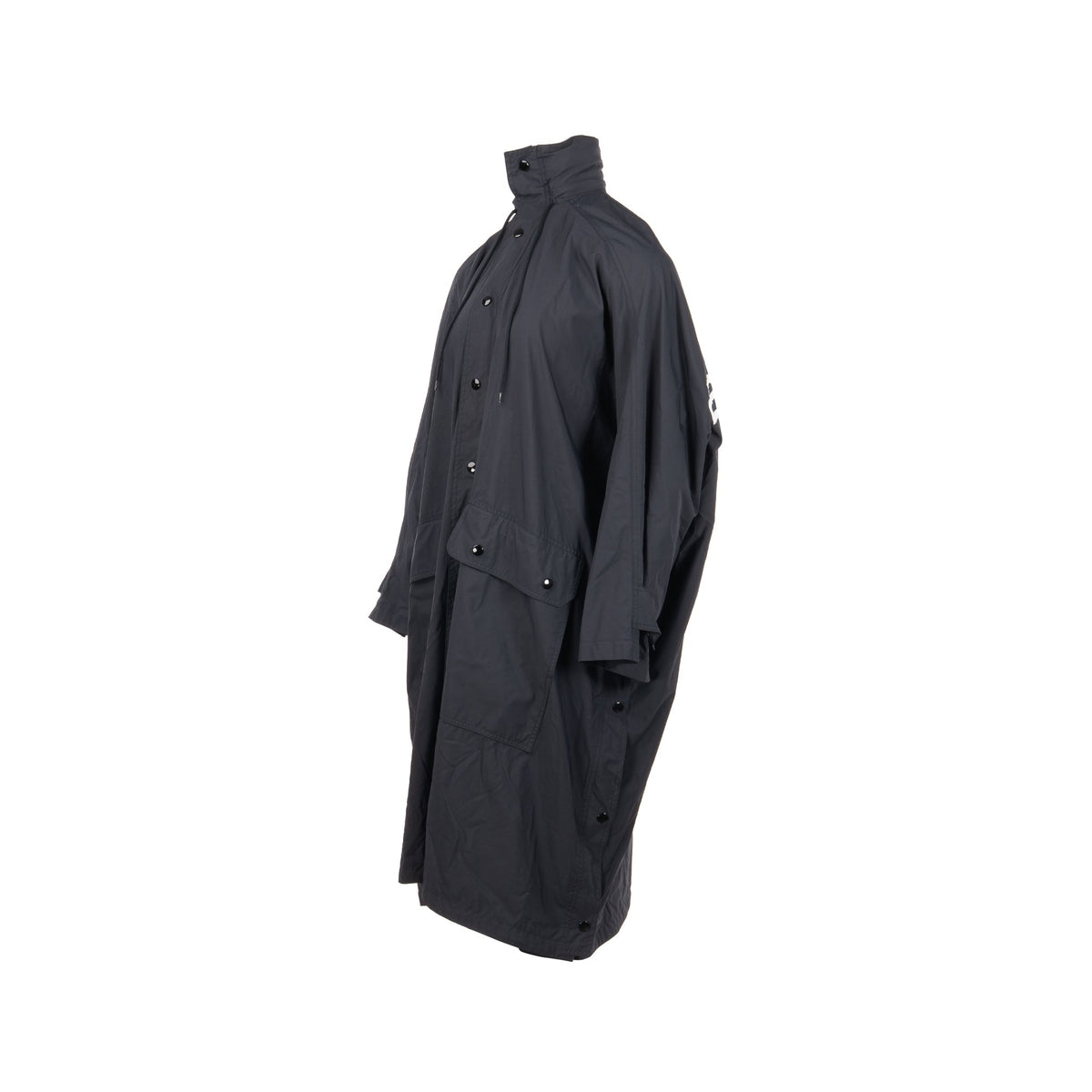 balenciaga-size-34-logo-anorak-nylon-black-shw