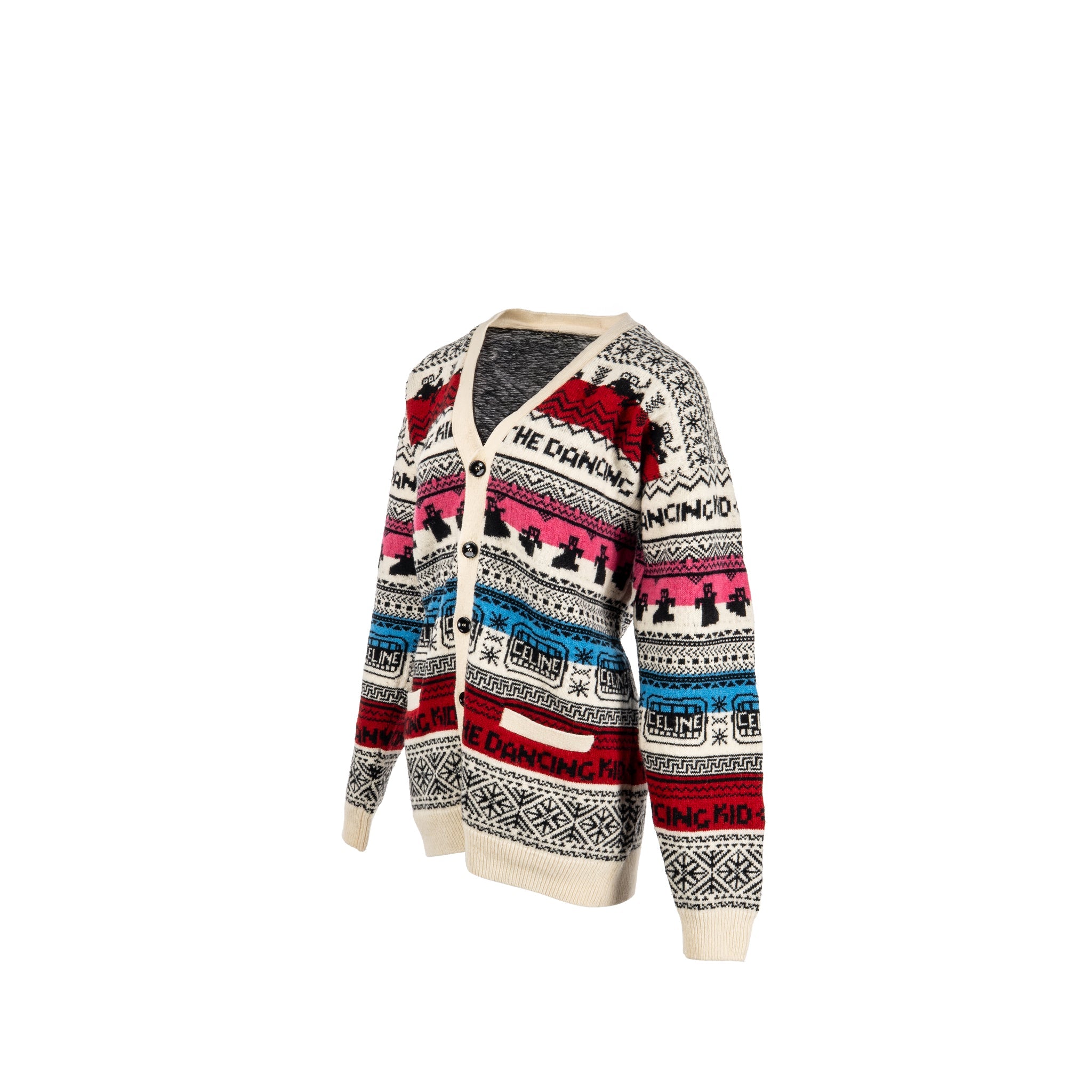 celine-size-s-the-dancing-kid-knit-cardigan-wool-multicolour
