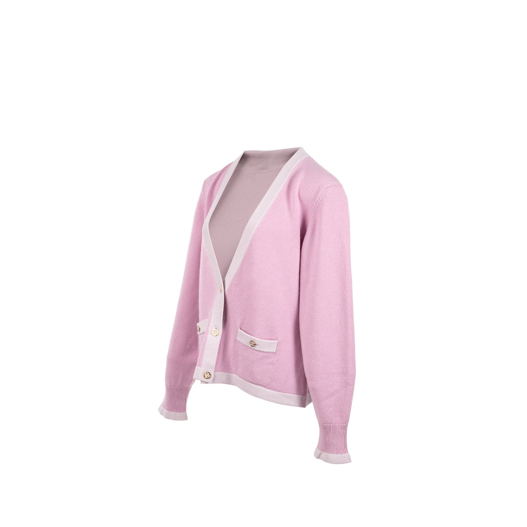 chanel-size-50-cardigan-cashmere-light-purple