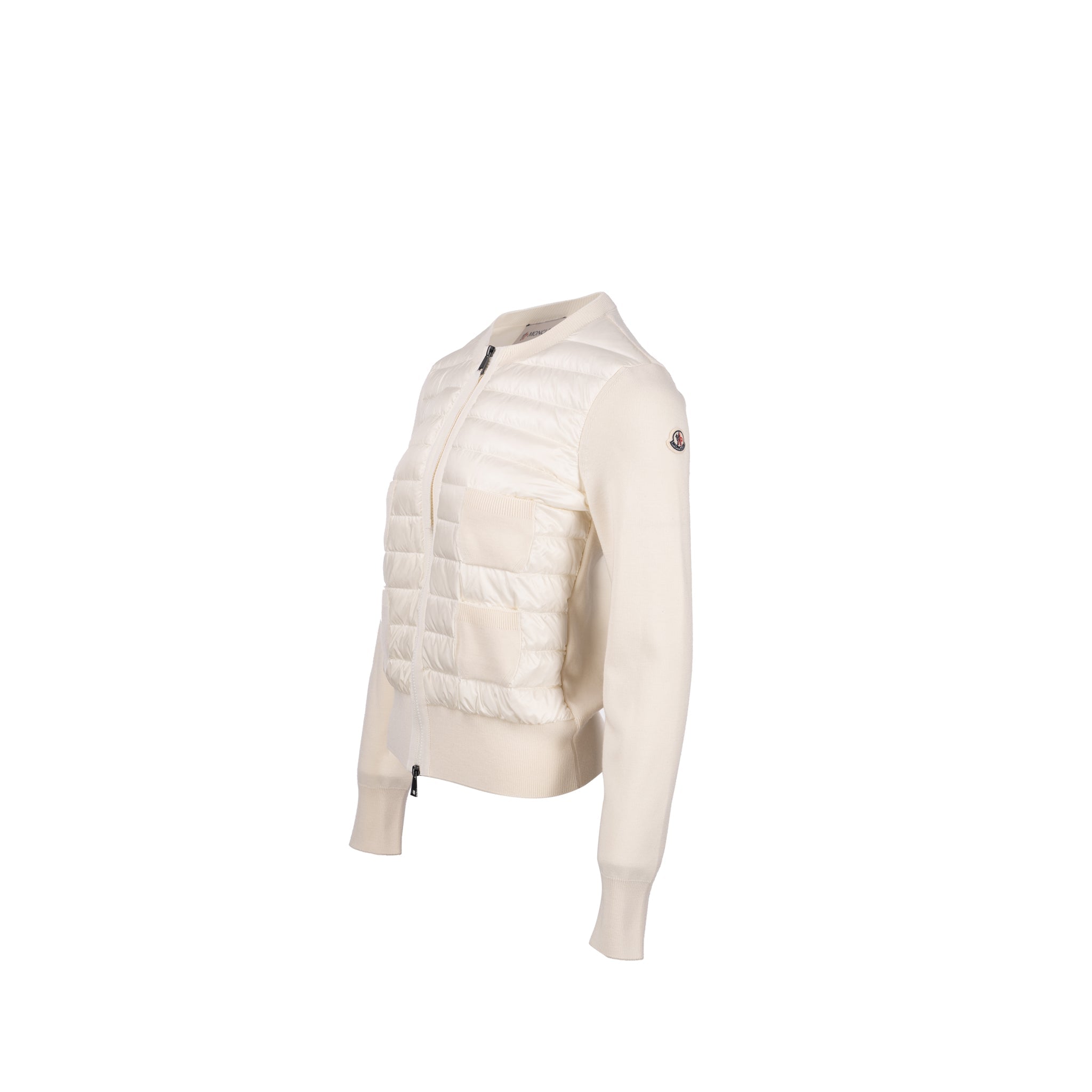moncler-size-xs-cardigan-tricot-down-jacket-cream