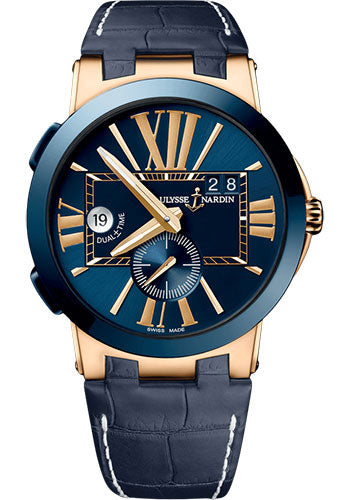 ulysse-nardin-dual-time-43-mm-rose-gold-case-blue-dial-leather-strap-246-00-43