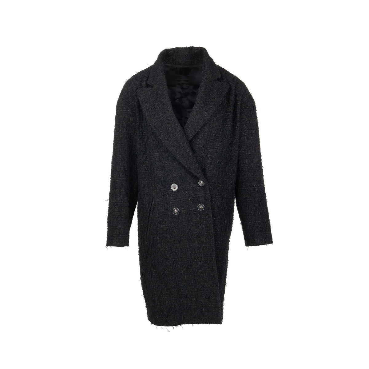 chanel-size-36-31-rue-cambon-double-breasted-coat-cotton-polyester-black-copy