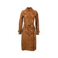 burberry-size-34-double-breasted-coat-suede-calfskin-brown