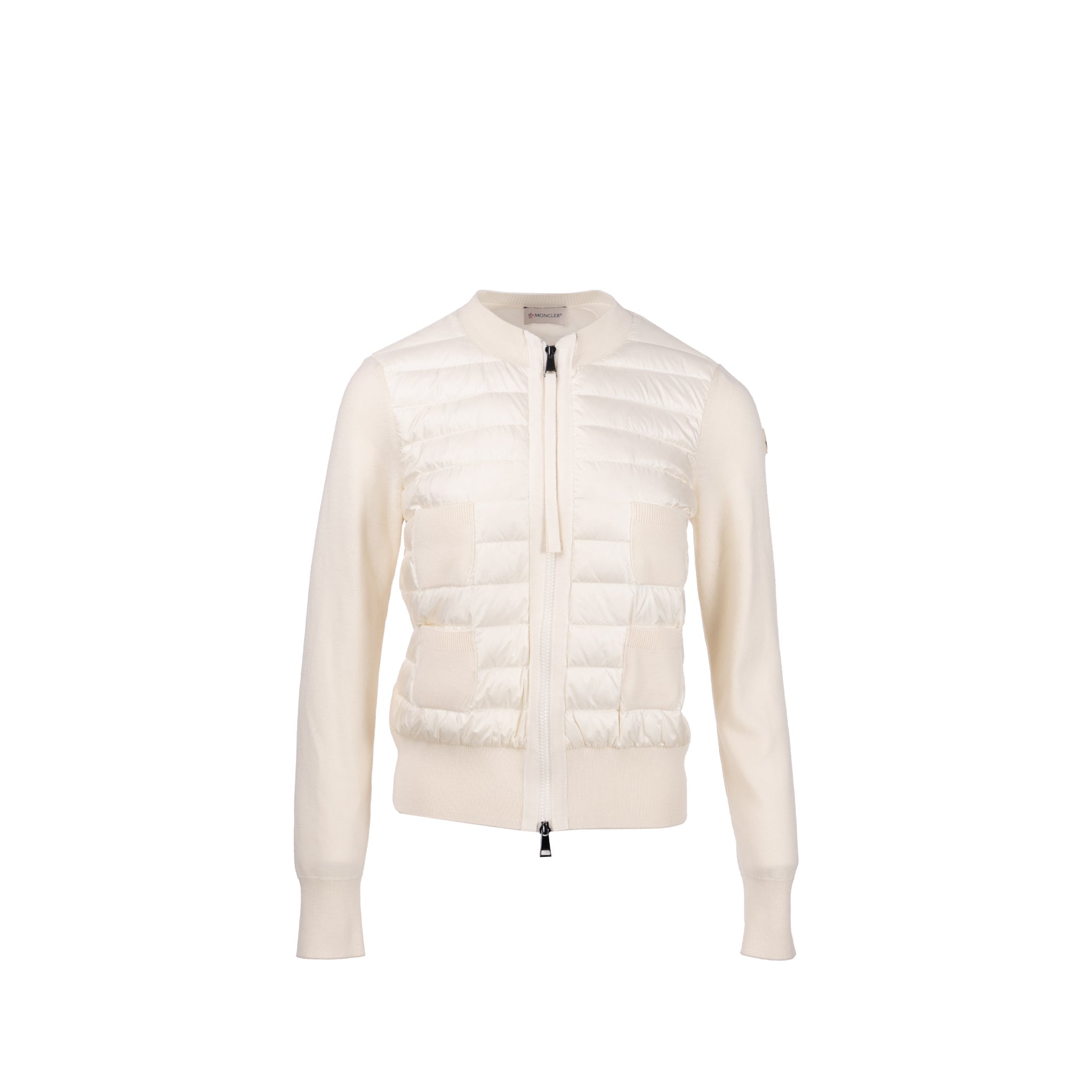 moncler-size-xs-cardigan-tricot-down-jacket-cream