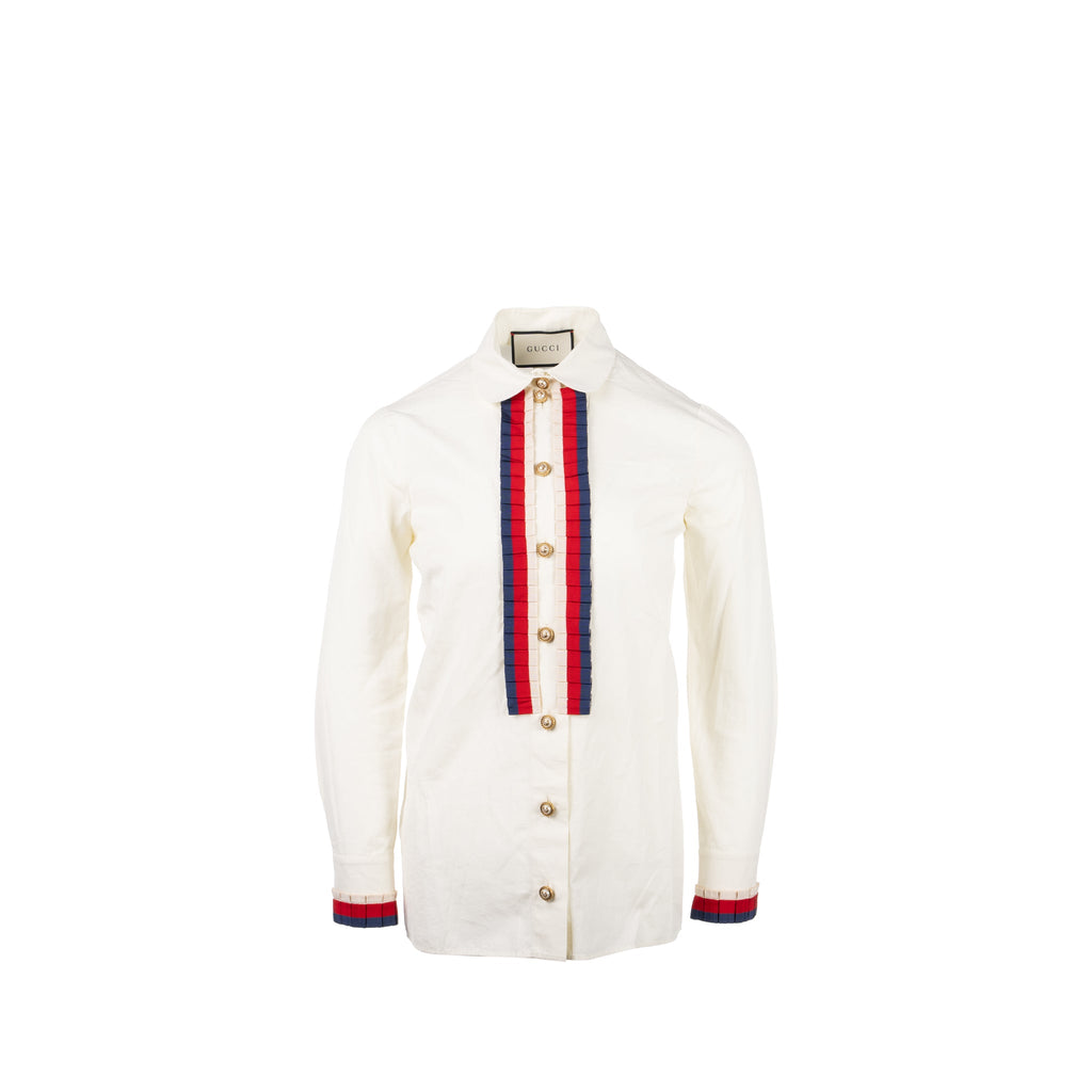 gucci-size-38-detailed-ribbon-shirt-cream-multicolor