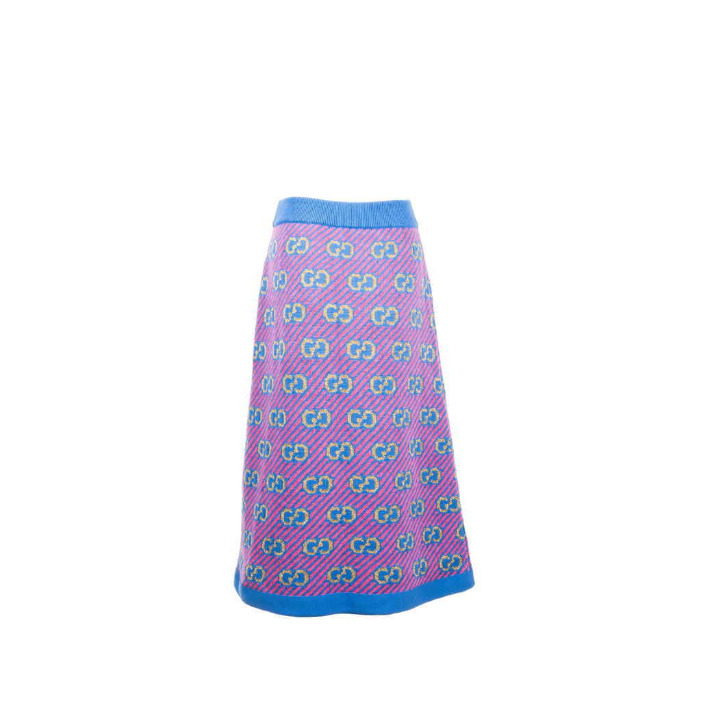 gucci-size-s-gg-stripe-jacquard-skirt-wool-multicolour