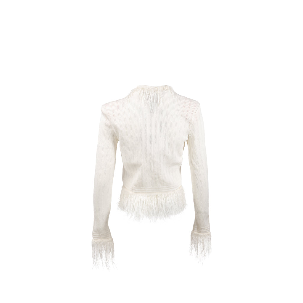balmain-size-36-cardigan-viscose-polysester-cream