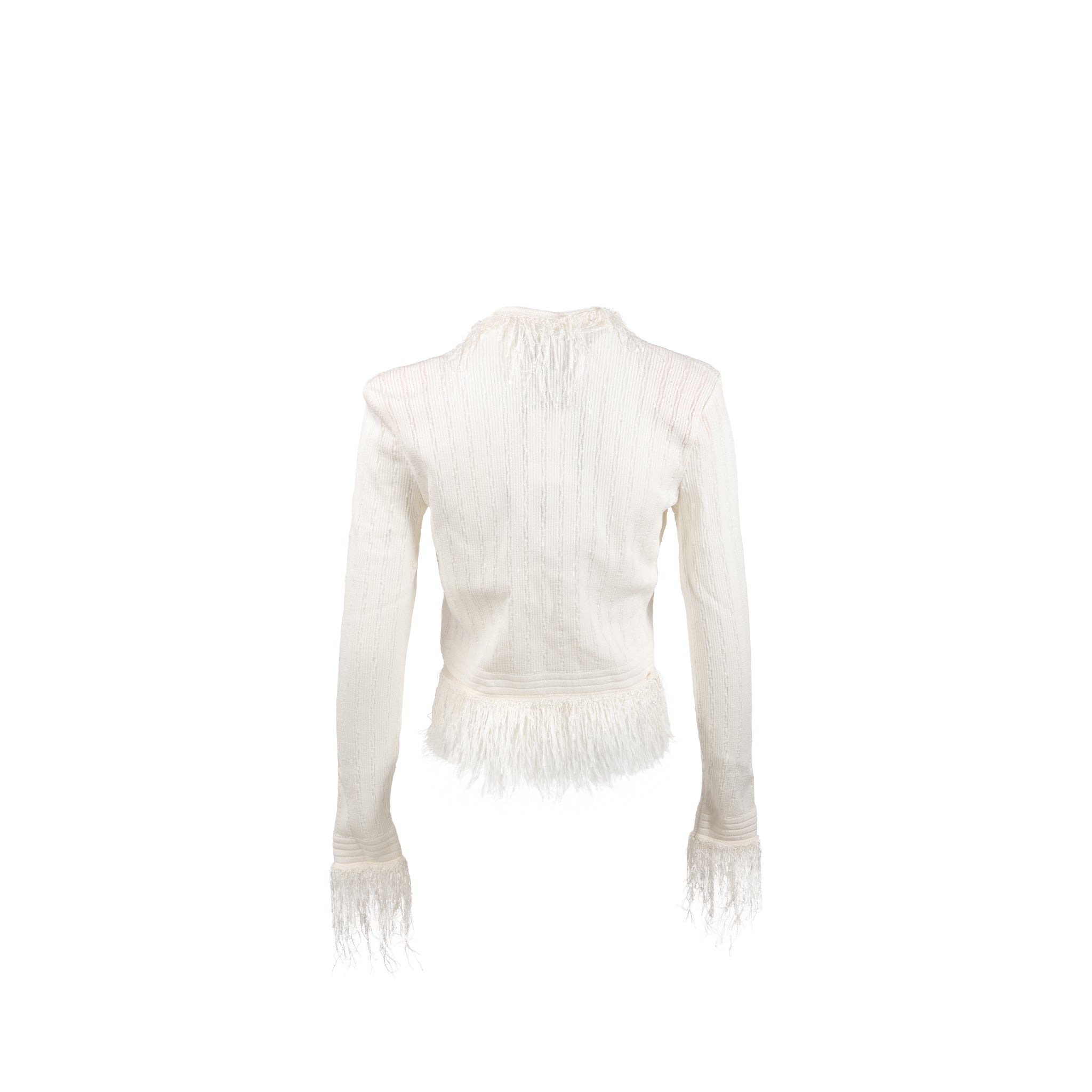 balmain-size-36-cardigan-viscose-polysester-cream