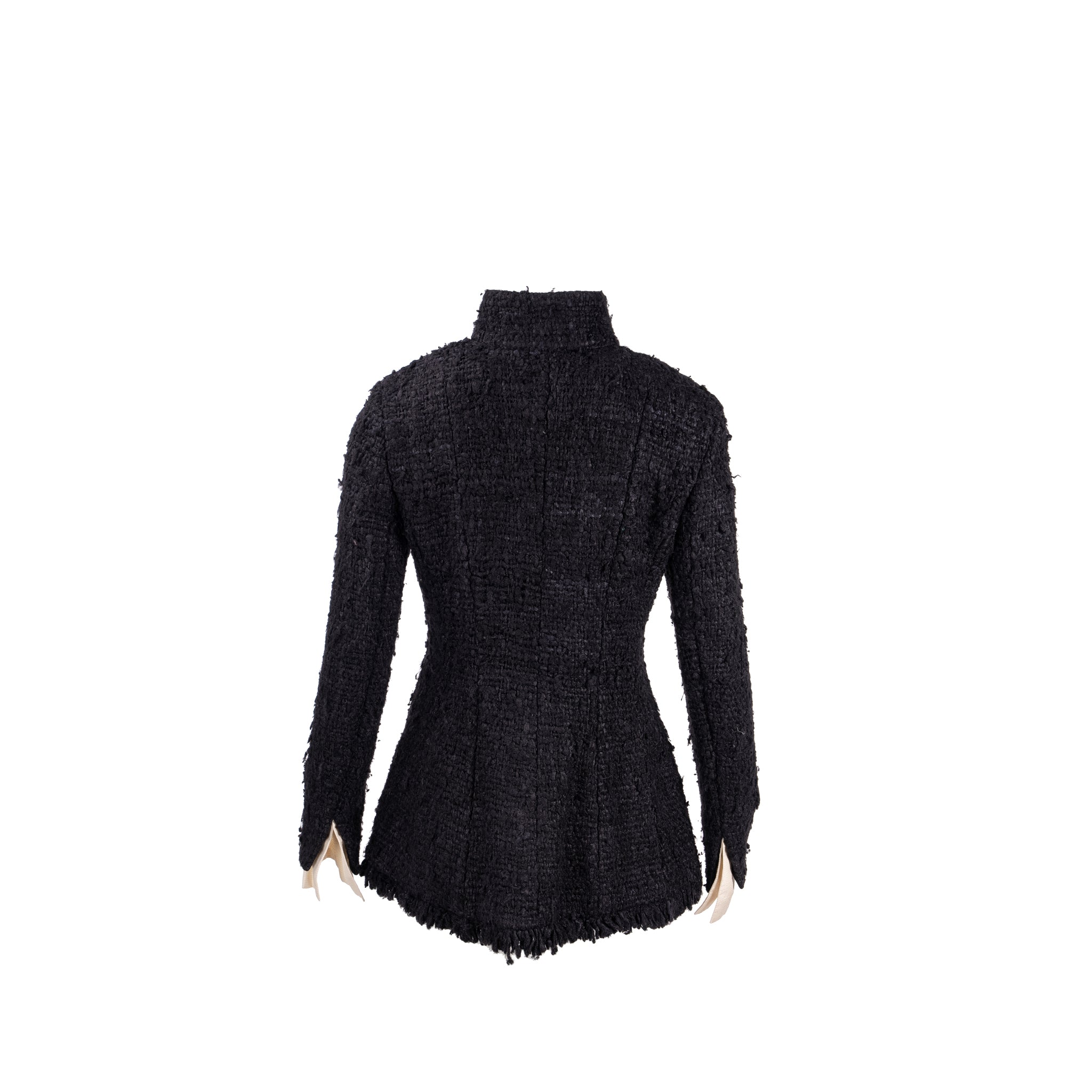 chanel-size-40-detail-button-jacket-tweed-silk-black