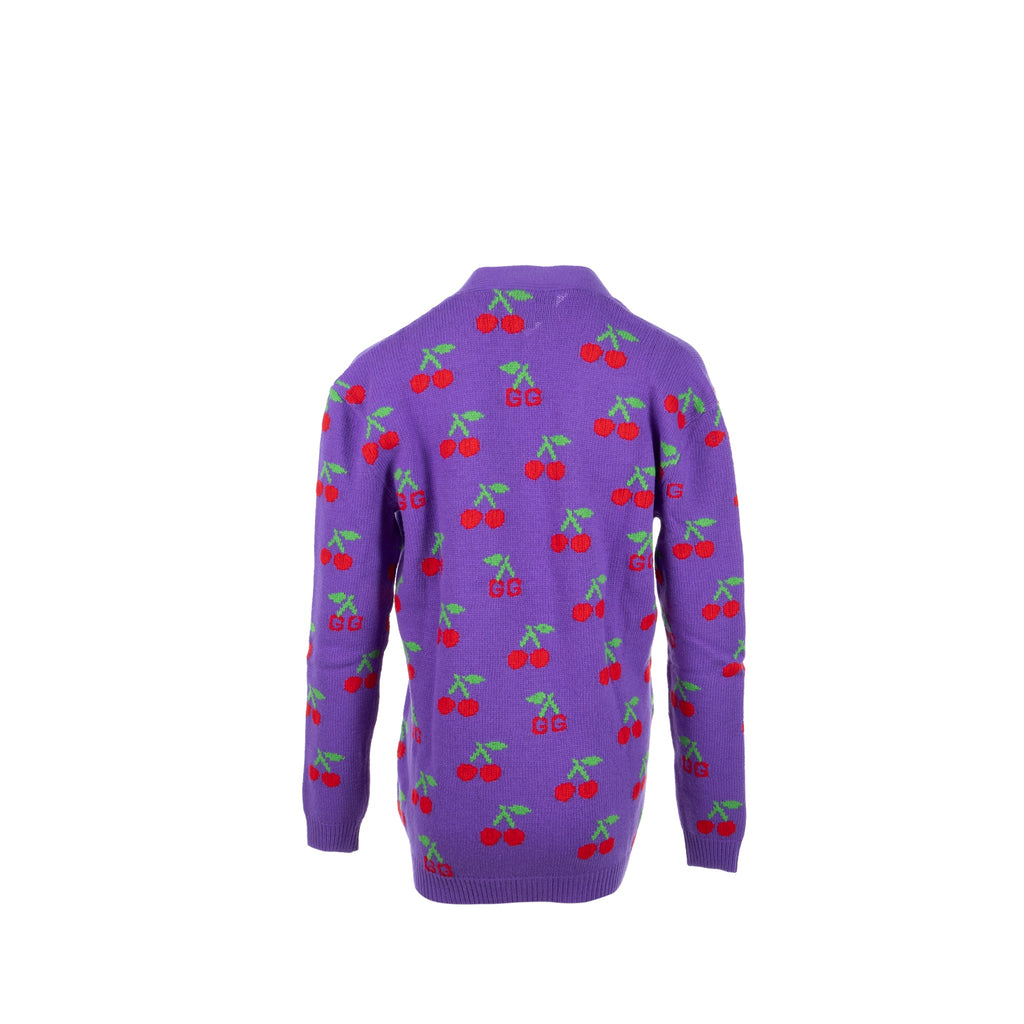 gucci-size-s-gg-cherry-intarsia-knit-cardigan-wool-purple