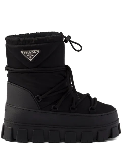 Prada Re-nylon gabardine après-ski boots – 45855
